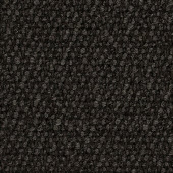 Lario 120 fabric texture, dark charcoal gray looped pile, dense nubby surface, heathered effect, neutral background.